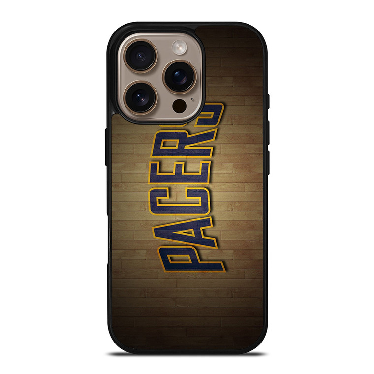 INDIANA PACERS BASKETBALL COURT LOGO iPhone 16 Pro Case Cover