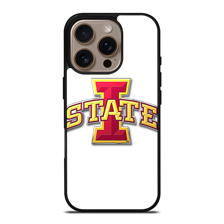 IOWA STATE CYCLONES WHITE iPhone 16 Pro Case Cover