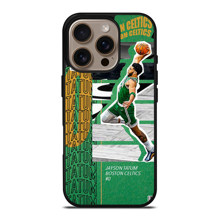 JAYSON TATUM DUNK BOSTON CELTICS iPhone 16 Pro Case Cover