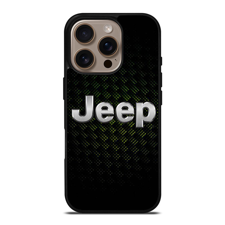 JEEP METAL LOGO iPhone 16 Pro Case Cover