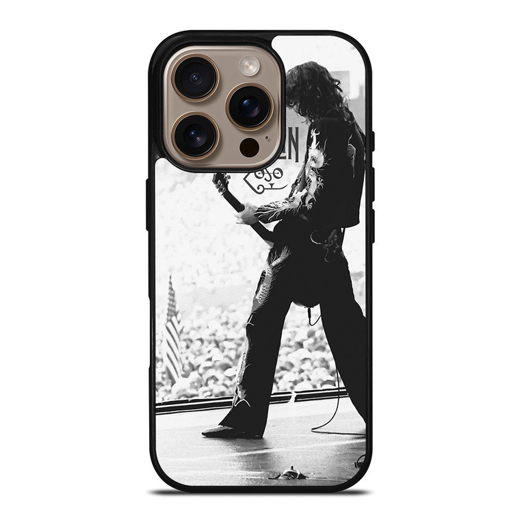 JIMMY PAGE LED ZEPPELIN GUITARIST iPhone 16 Pro Case Cover