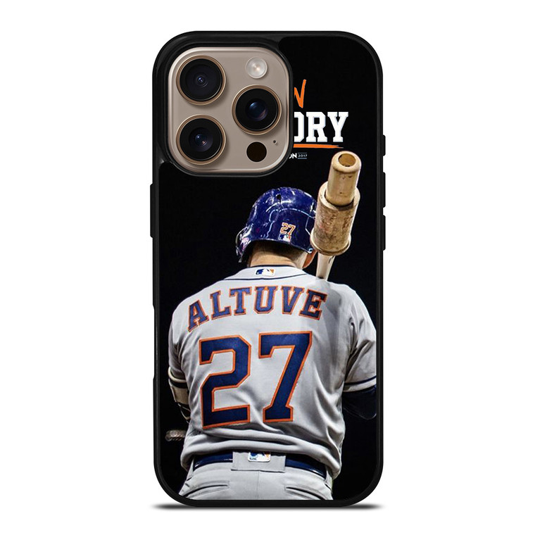 JOSE ALTUVE 27 HOUSTON ASTROS iPhone 16 Pro Case Cover