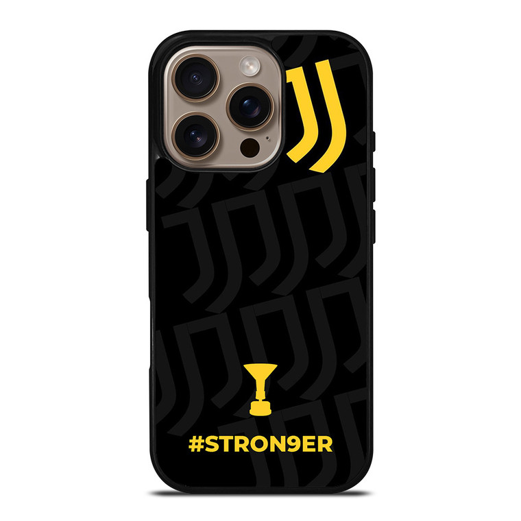 JUVENTUS FC CHAMPIONS STRONGER iPhone 16 Pro Case Cover