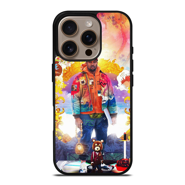 KANYE WEST ART RAPPER iPhone 16 Pro Case Cover
