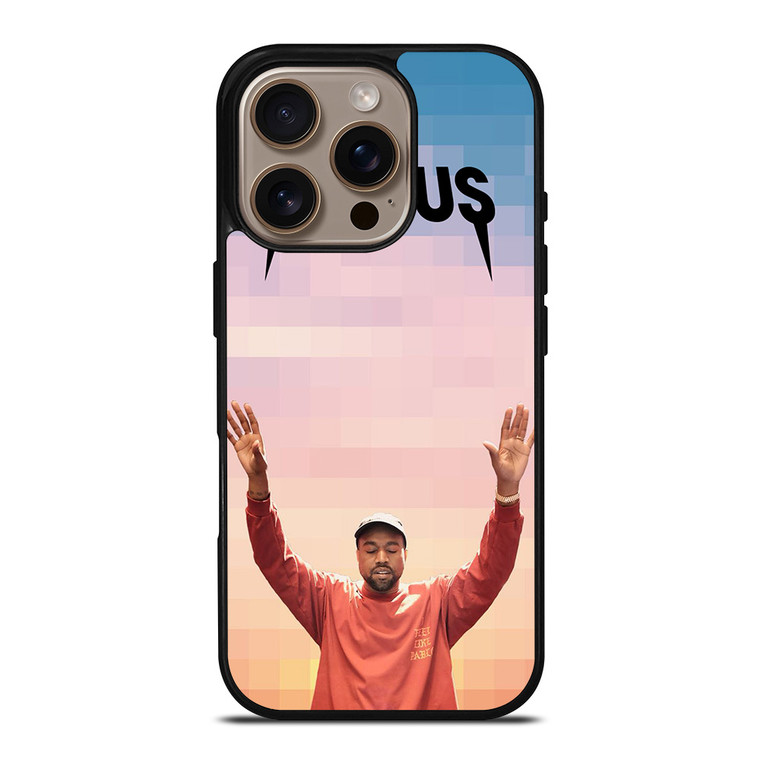 KANYE WEST POSTERIZE YEEZUS LOGO iPhone 16 Pro Case Cover