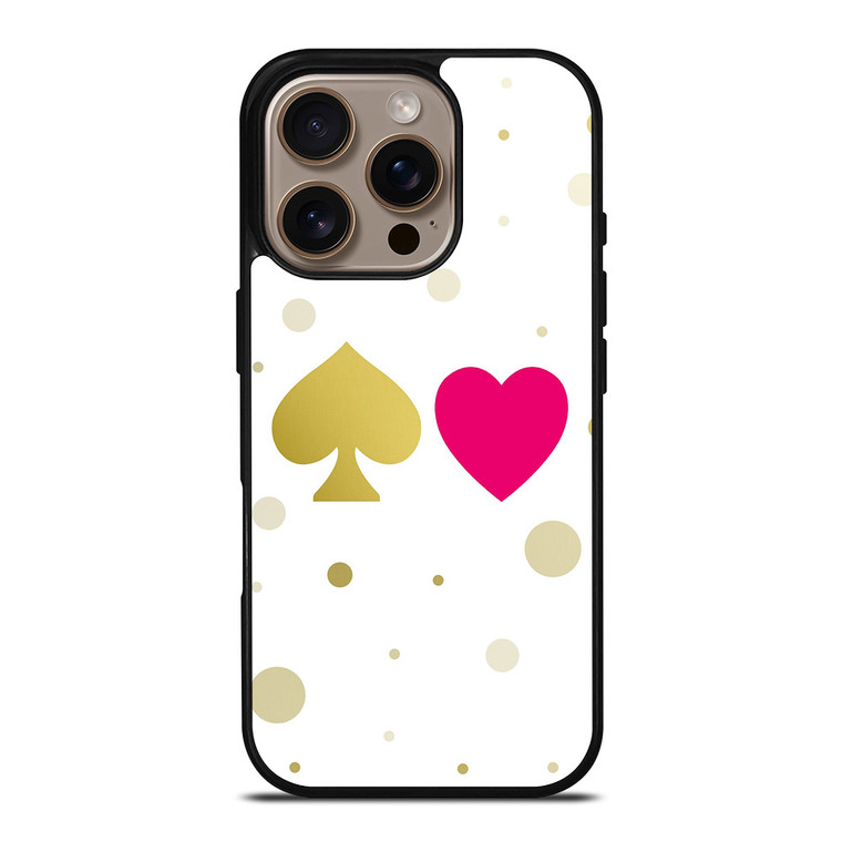 KATE SPADE AND HEART NEW YORK LOGO iPhone 16 Pro Case Cover