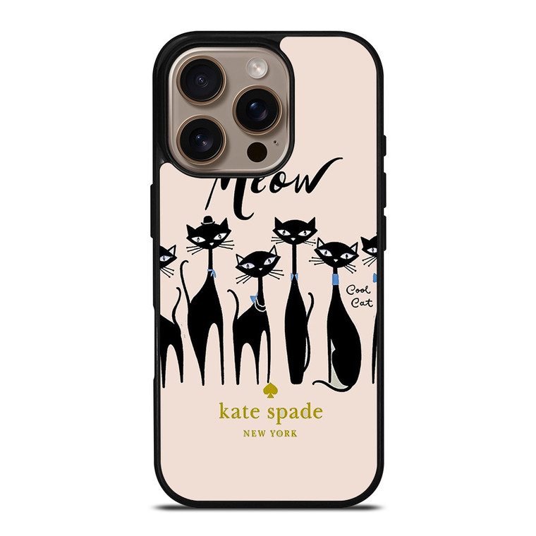 KATE SPADE MEOW CAT iPhone 16 Pro Case Cover