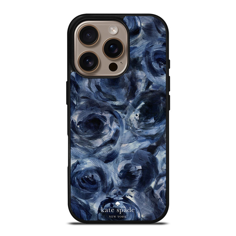 KATE SPADE NEW YORK ABSTRACT BLUE iPhone 16 Pro Case Cover