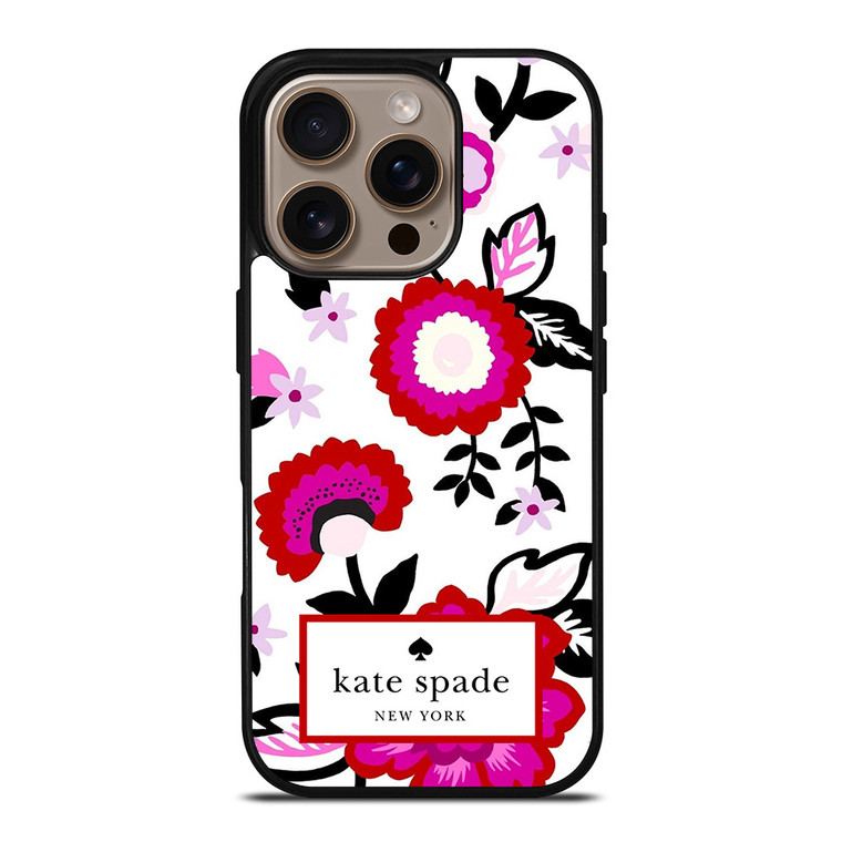KATE SPADE NEW YORK FLOWER ART iPhone 16 Pro Case Cover