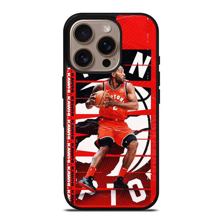 KAWHI LEONARD TORONTO RAPTORS NBA iPhone 16 Pro Case Cover