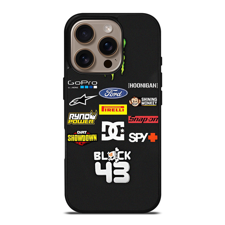 KEN BLOCK RALLY LOGO iPhone 16 Pro Case Cover
