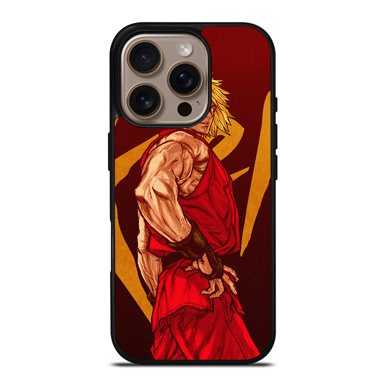 KEN MASTERS STREET FIGHTER GAMES 2 iPhone 16 Pro Case Cover