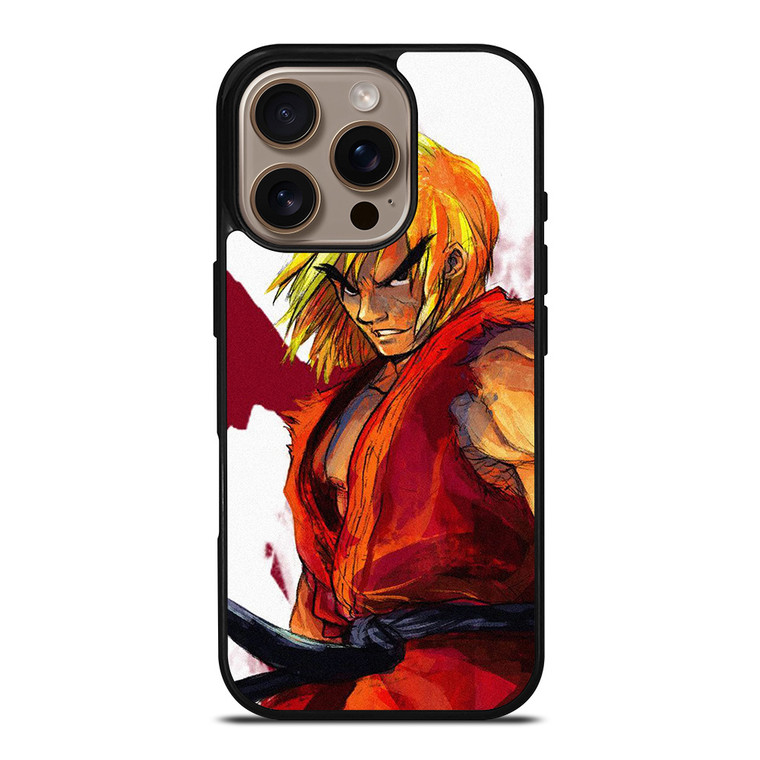 KEN MASTERS STREET FIGHTER GAMES iPhone 16 Pro Case Cover