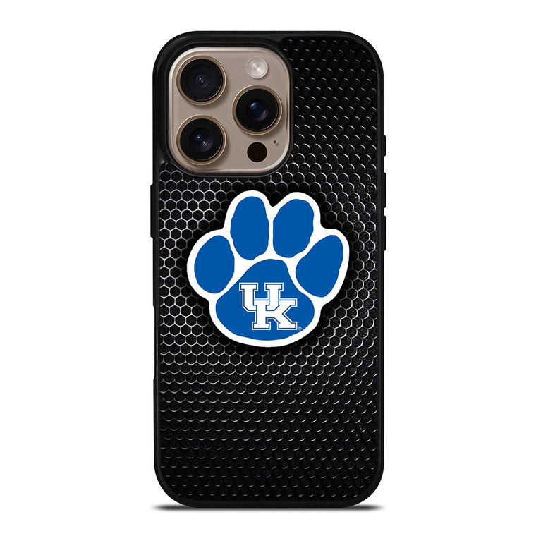 KENTUCKY WILDCATS METAL LOGO iPhone 16 Pro Case Cover