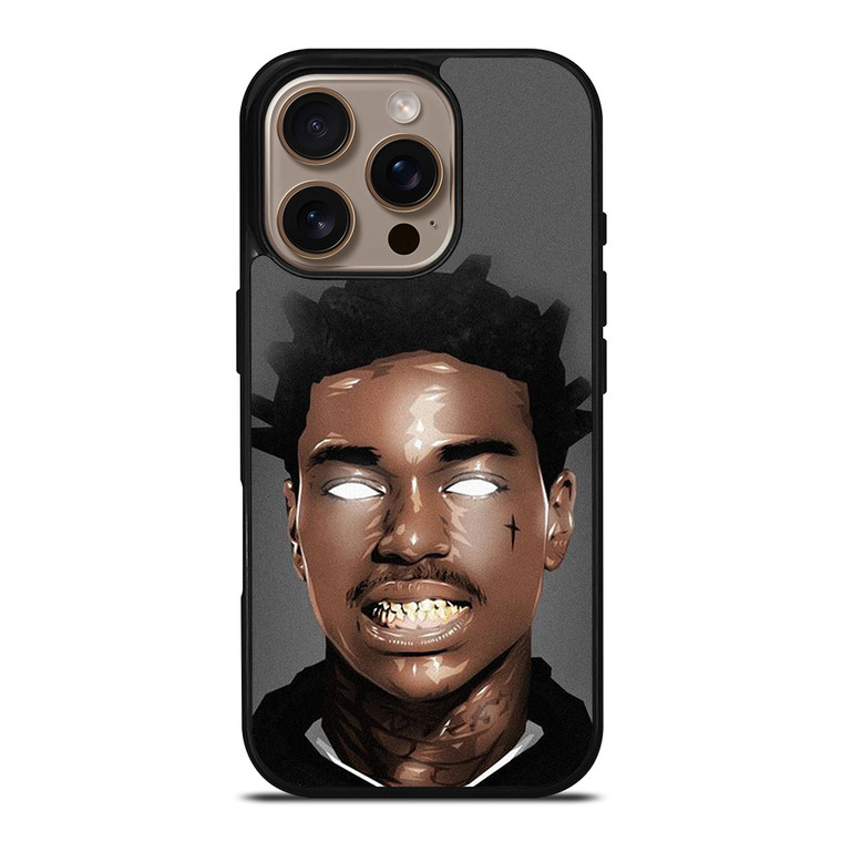 KODAK BLACK RAPPER CARTOON 2 iPhone 16 Pro Case Cover