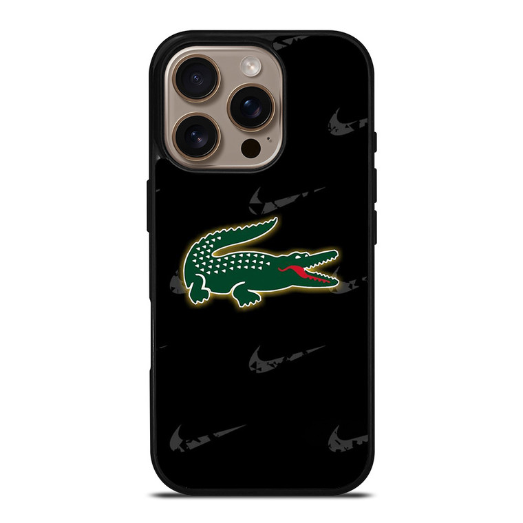 LACOSTE X NIKE PATTERN iPhone 16 Pro Case Cover
