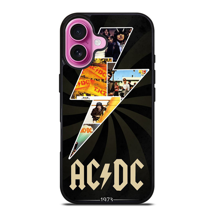 ACDC BAND LOGO iPhone 16 Plus Case Cover ACDC BAND LOGO iPhone 16 Plus Case Cover