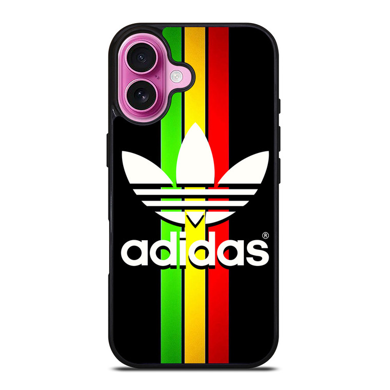 ADIDAS REGGAE STRIPE iPhone 16 Plus Case Cover