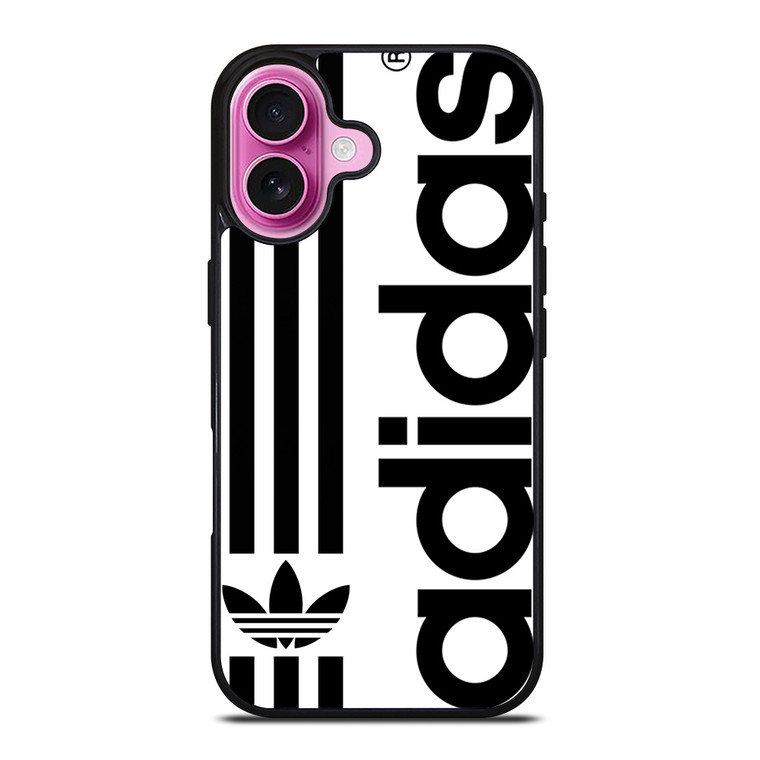 ADIDAS VERTICAL STRIPE LOGO iPhone 16 Plus Case Cover