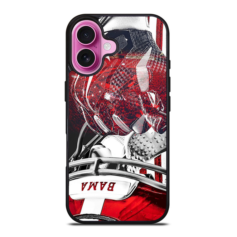 ALABAMA CRIMSON HELMET HAND iPhone 16 Plus Case Cover