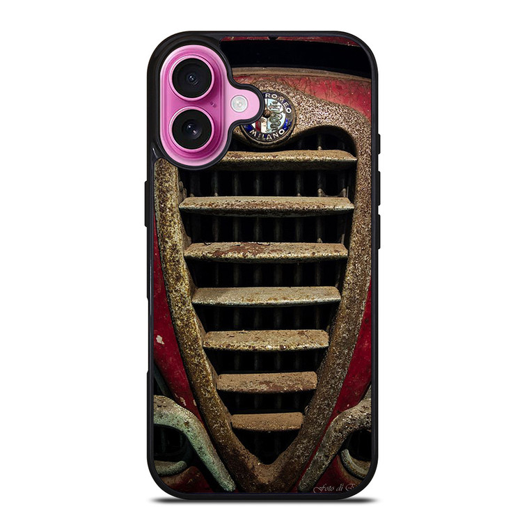 ALFA ROMEO RUSTY GRILL iPhone 16 Plus Case Cover