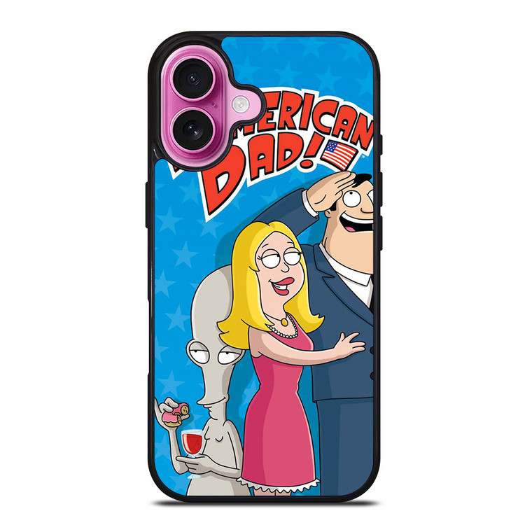 AMERICAN DAD CARTOON MOVIE iPhone 16 Plus Case Cover