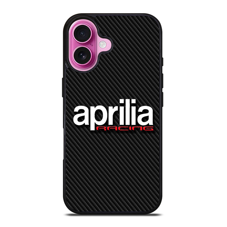 APRILIA MOTOR RACING CARBON iPhone 16 Plus Case Cover