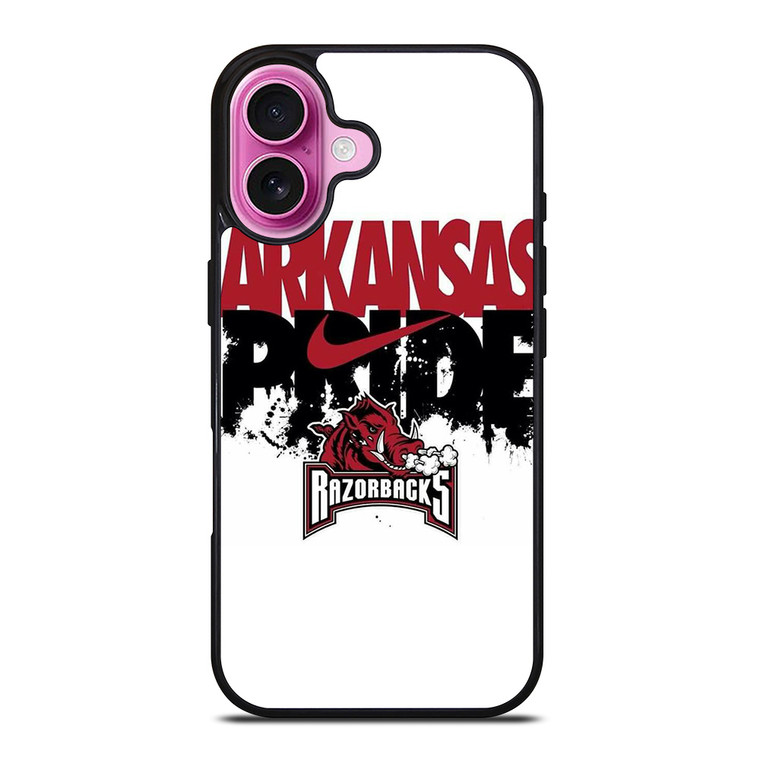 ARKANSAS RAZORBACKS PRIDGE iPhone 16 Plus Case Cover