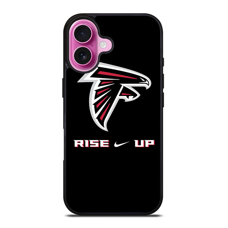 ATALANTA FALCONS NIKE RISE UP iPhone 16 Plus Case Cover
