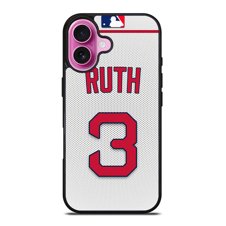 BABE RUTH BOSTON RED SOX iPhone 16 Plus Case Cover