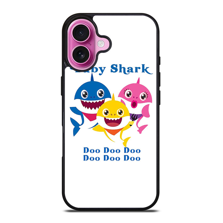 BABY SHARK DOO DOO CARTOON iPhone 16 Plus Case Cover