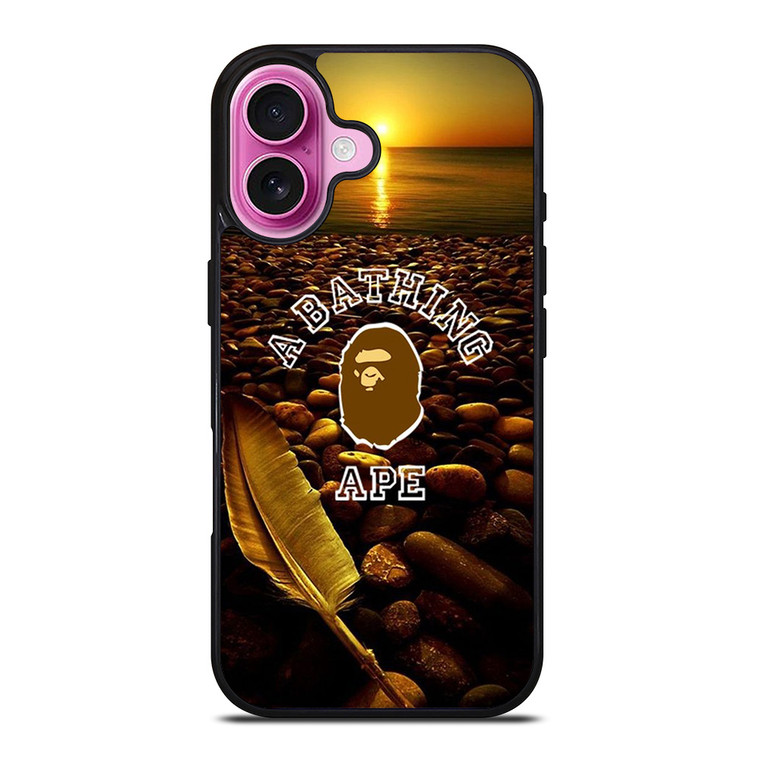 BATHING APE SUNSET iPhone 16 Plus Case Cover