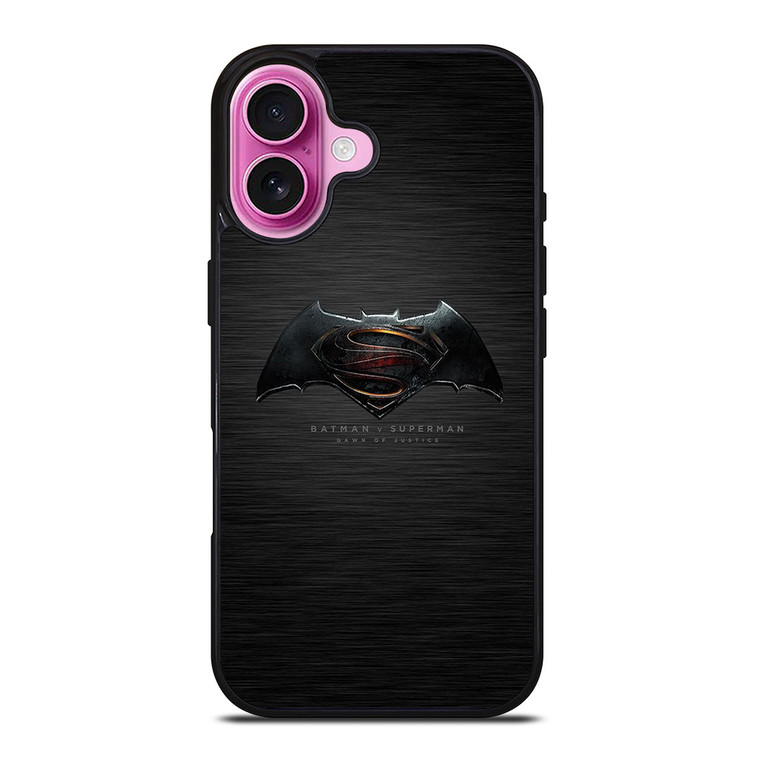 BATMAN VS SUPERMAN SYMBOL iPhone 16 Plus Case Cover