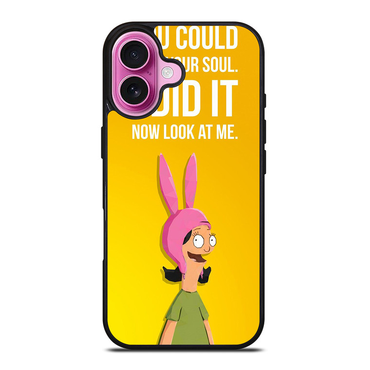 BOBS BURGERS LOUISE QUOTE iPhone 16 Plus Case Cover