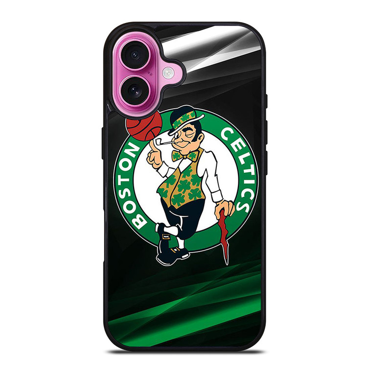 BOSTON CELTICS NBA LOGO iPhone 16 Plus Case Cover
