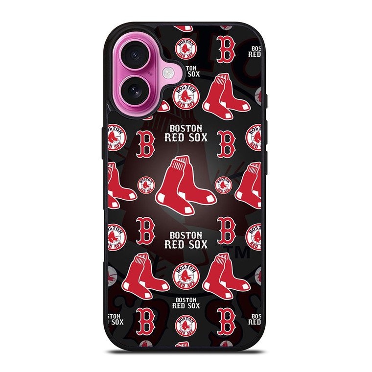 BOSTON RED SOX MLB COLLAGE iPhone 16 Plus Case Cover