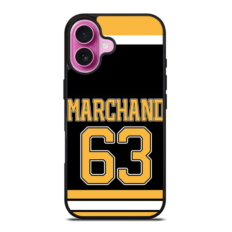 BRAD MARCHAND BOSTON BRUINS NHL iPhone 16 Plus Case Cover