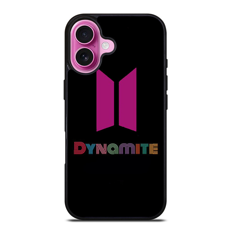 BTS BANGTAN BOYS DYNAMITE LOGO iPhone 16 Plus Case Cover