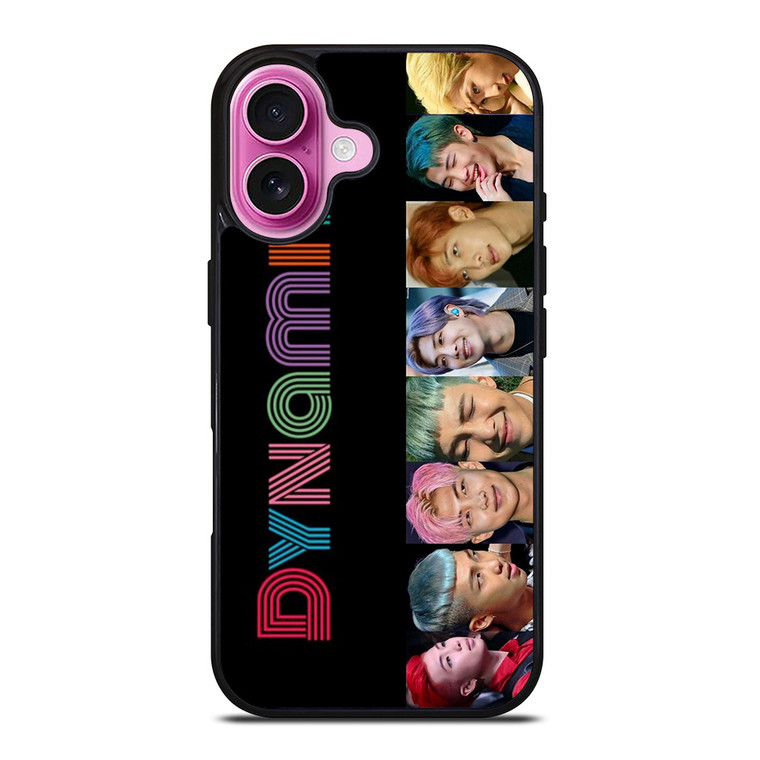 BTS DYNAMITE MEMBER COLLAGE iPhone 16 Plus Case Cover