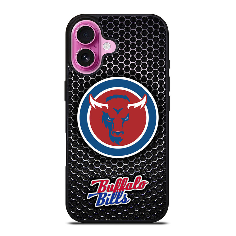 BUFFALO BILLS METAL LOGO iPhone 16 Plus Case Cover