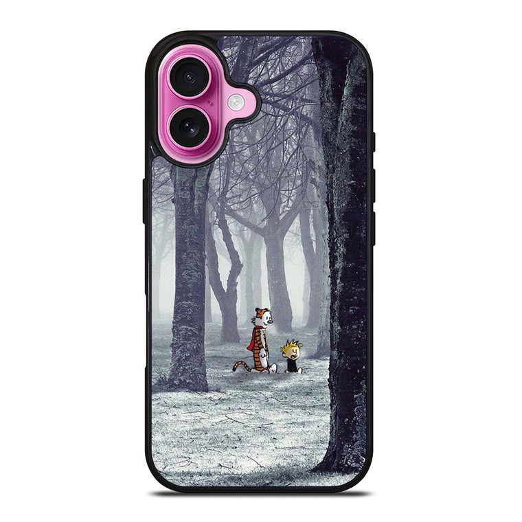 CALVIN AND HOBBES CARTOON iPhone 16 Plus Case Cover
