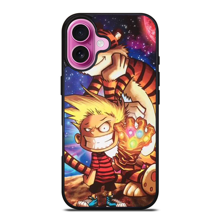 CALVIN AND HOBBES INFINITY GAUNTLET iPhone 16 Plus Case Cover