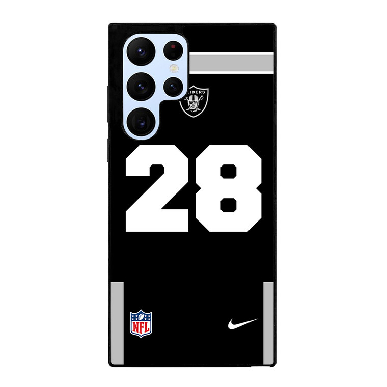 LAS VEGAS RAIDERS JOSH JACOBS 28 NFL NIKE Samsung Galaxy S22 Ultra Case Cover