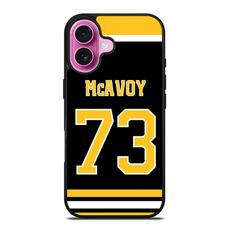 CHARLIE MCAVOY BOSTON BRUINS NHL iPhone 16 Plus Case Cover