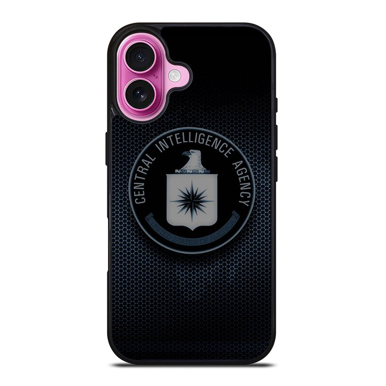 CIA CENTRAL INTELLIGENCE AGENCY METAL LOGO iPhone 16 Plus Case Cover