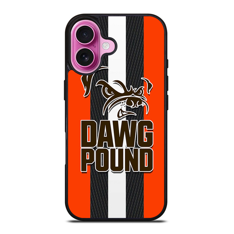 CLEVELAND BROWNS DAWG POUND iPhone 16 Plus Case Cover