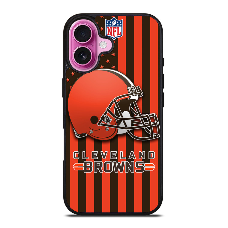 CLEVELAND BROWNS NFL iPhone 16 Plus Case Cover