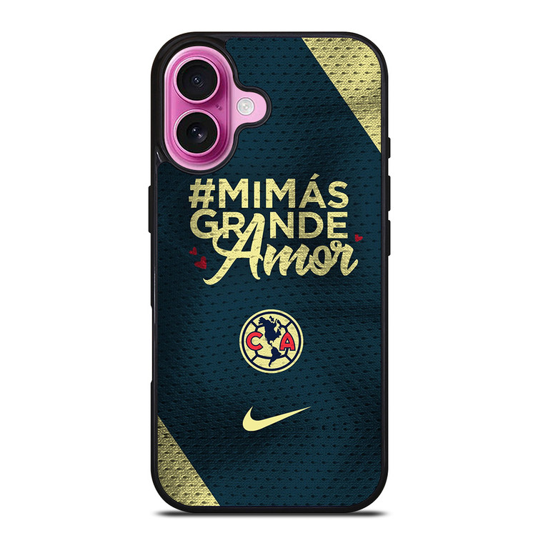 CLUB AMERICA MIMAS GRANDE AMOR NIKE iPhone 16 Plus Case Cover