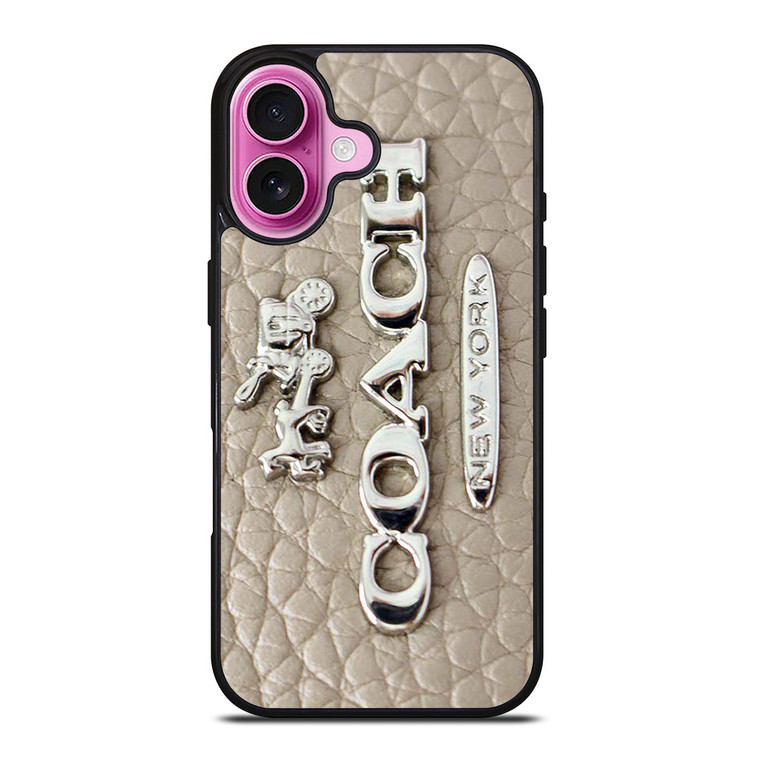 COACH LOGO GLOWING TEXTURE iPhone 16 Plus Case Cover