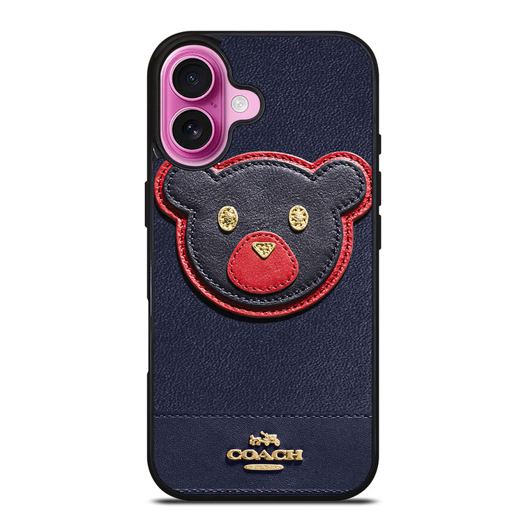 COACH NEW YORK BEAR iPhone 16 Plus Case Cover